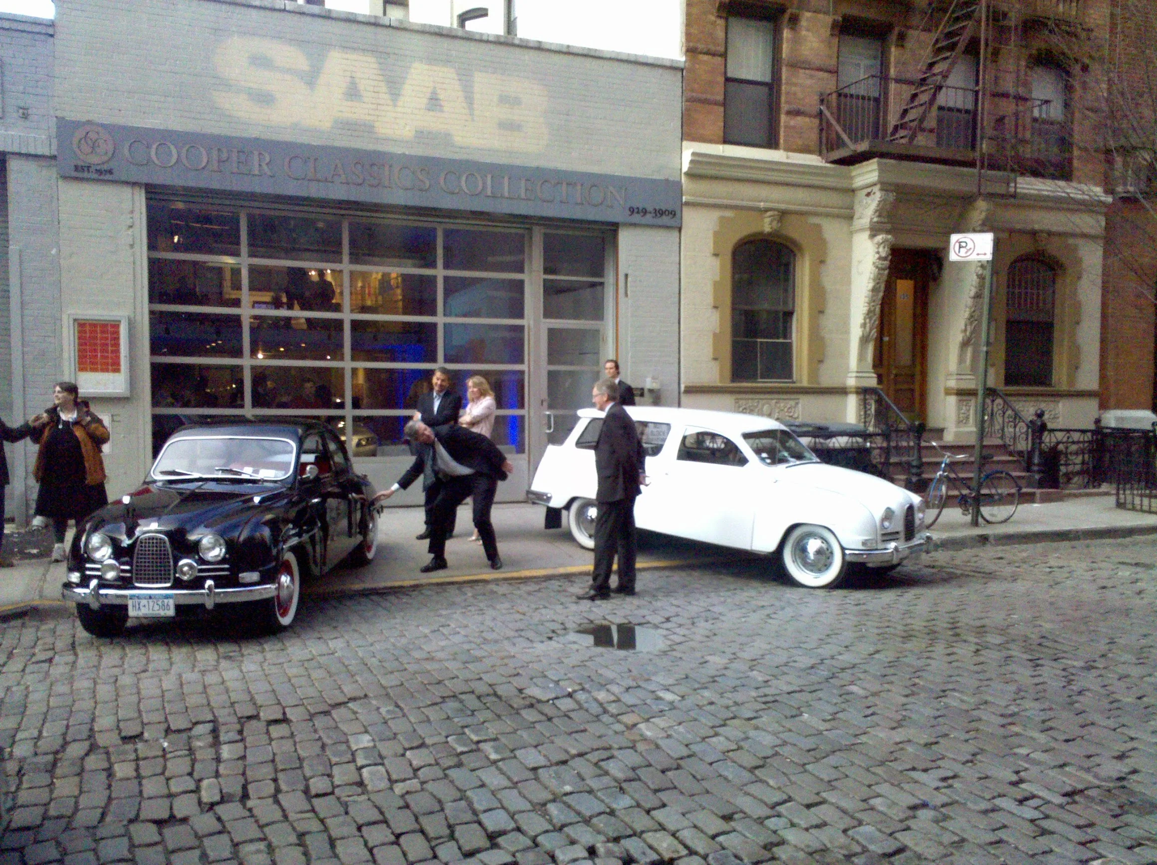 2010 Saab 9-5 release party at Cooper Classics Collection in New York City