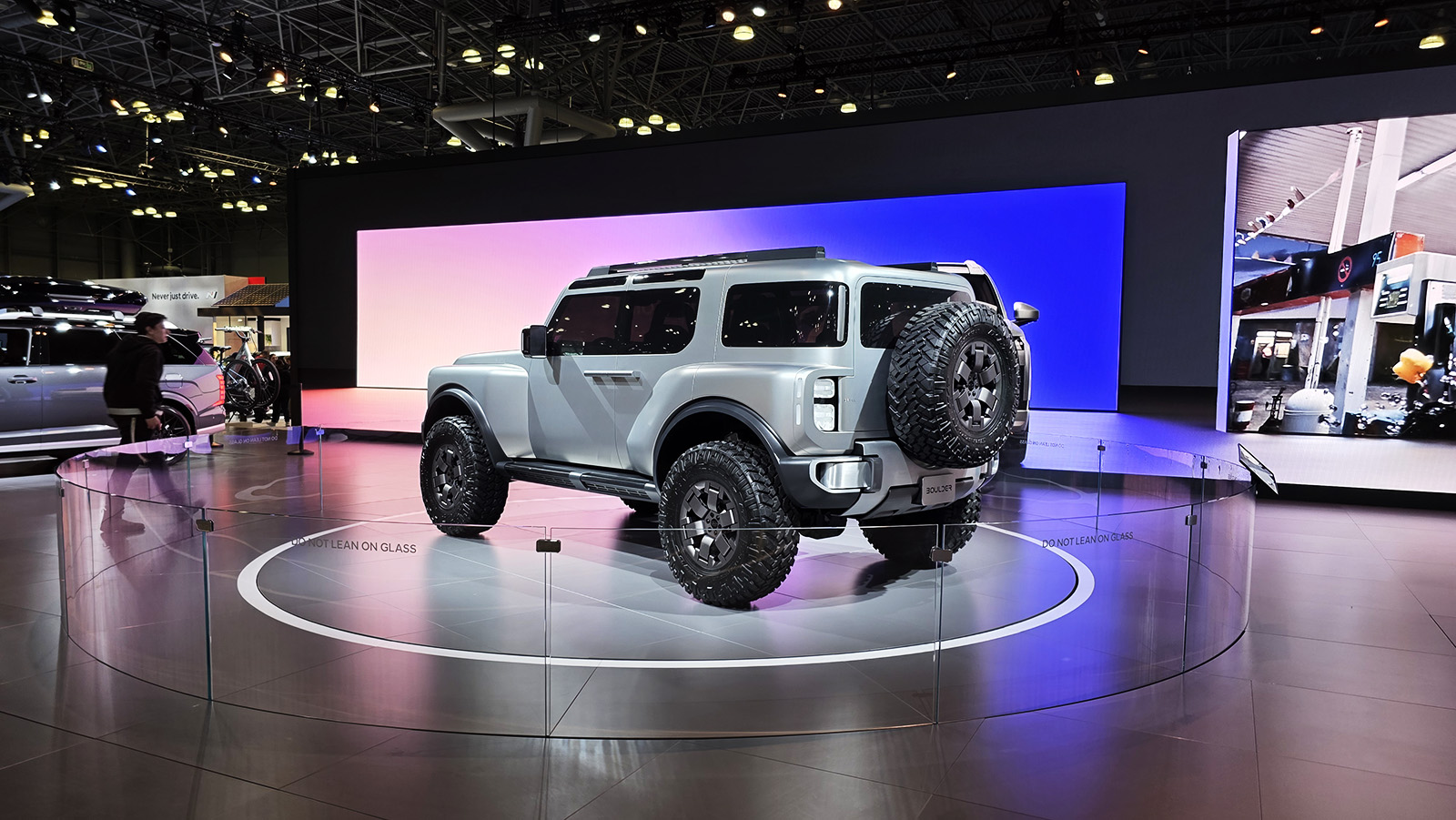 Hyundai Boulder concept rear three-quarter view