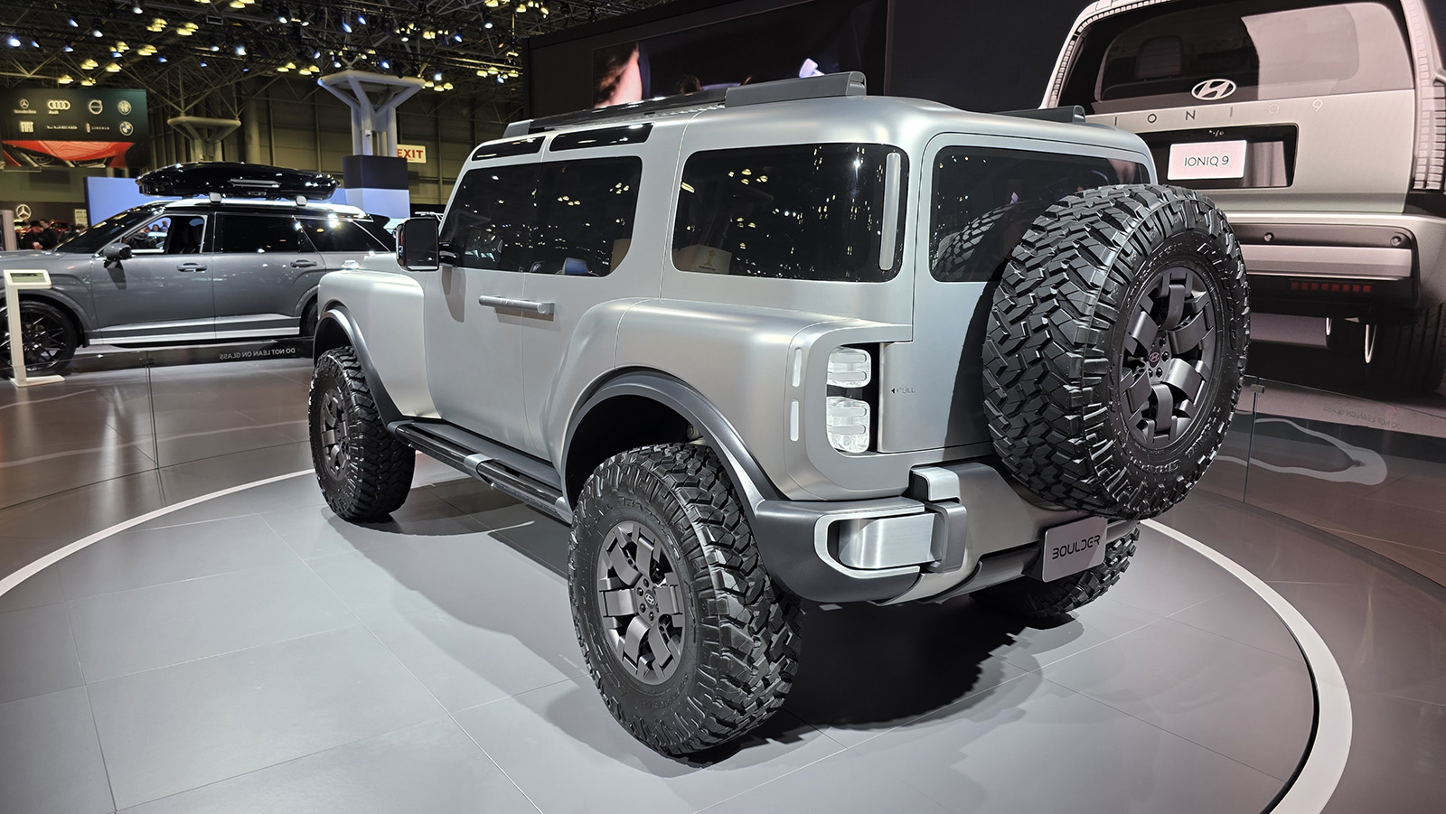 Hyundai Boulder concept rear view